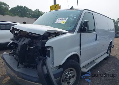 2019 GMC Savana Work Van from USA, damaged, VIN 1GTW7AFG5K1294931